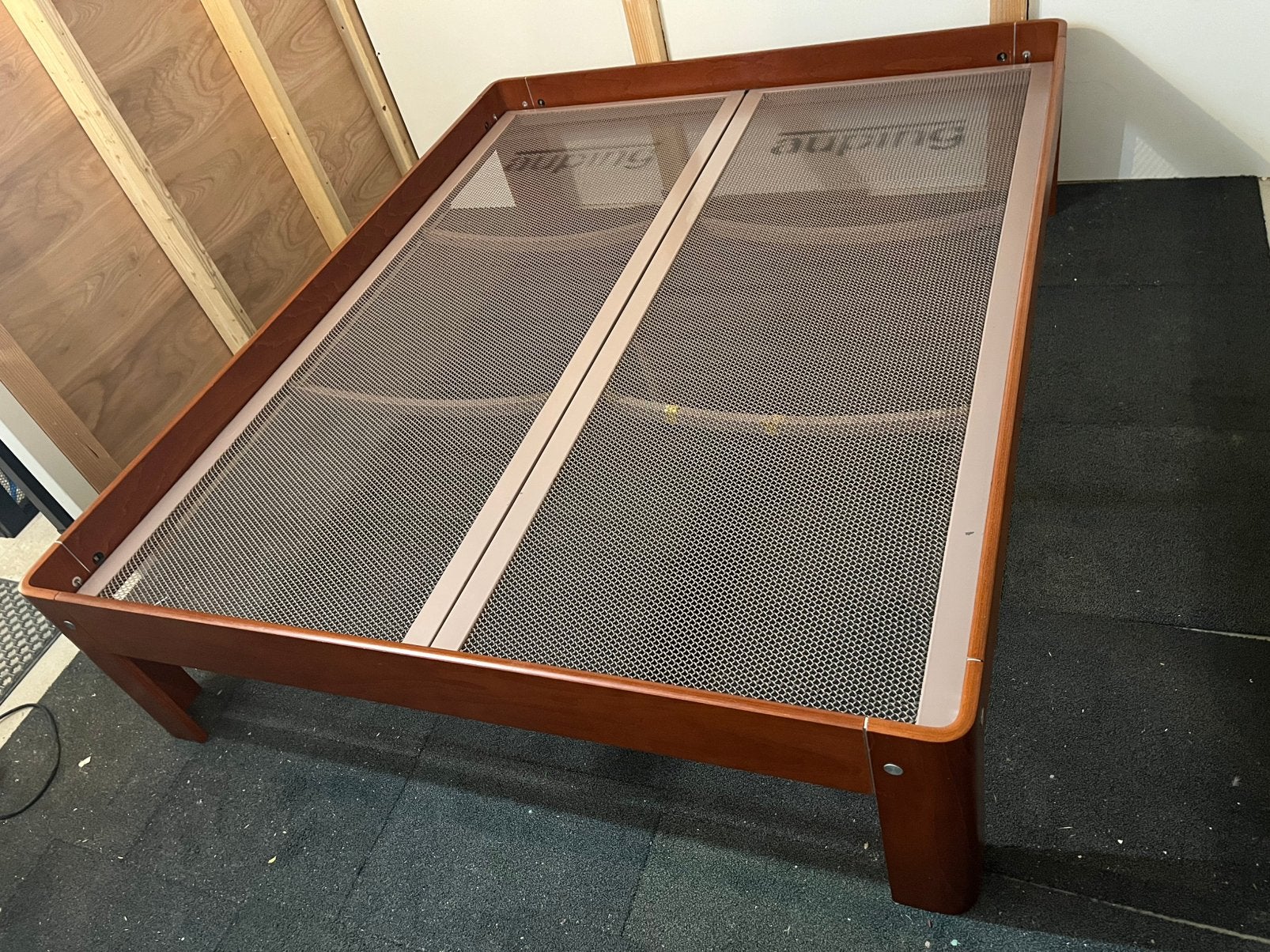 Prima auping auronde 160x200cm 48cm hoog kleur kersen, Huis en Inrichting, Ophalen, Tweepersoons, 200 cm, 160 cm