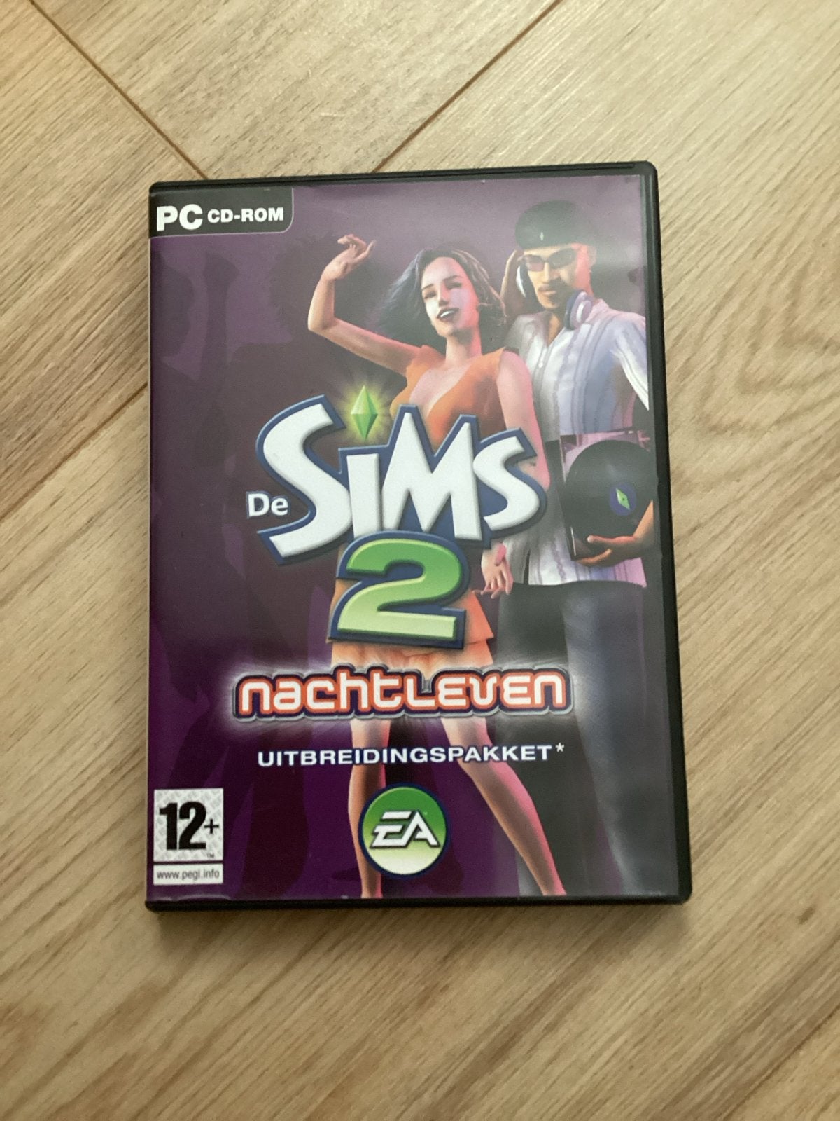 De Sims 2 Nachtleven Uitbreidingspakket PC CD-ROM, 1 speler, Ophalen of Verzenden, Zo goed als nieuw, Vanaf 12 jaar