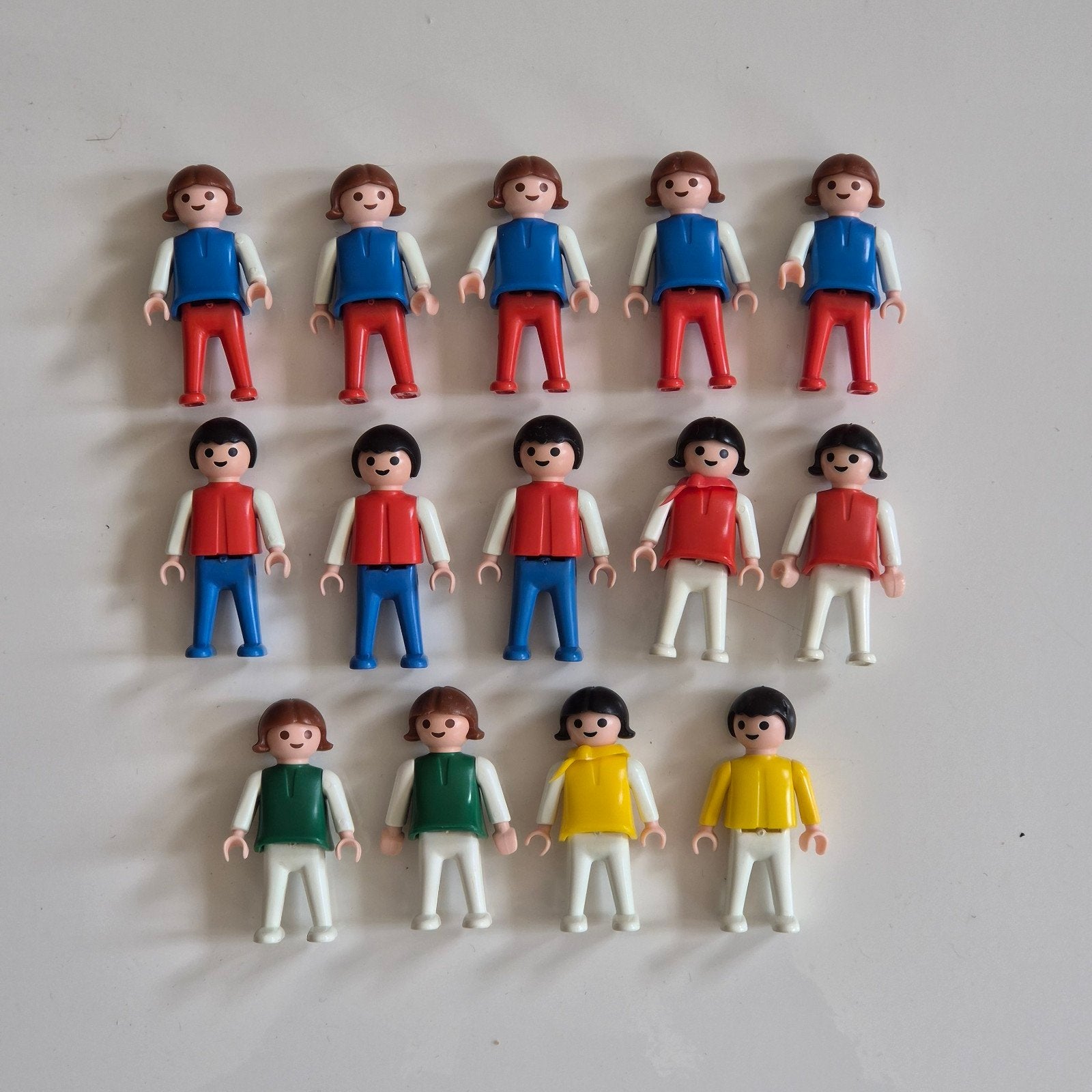 Playmobil Geobra 1981 x14 poppetjes, Ophalen of Verzenden, Zo goed als nieuw, Figuren