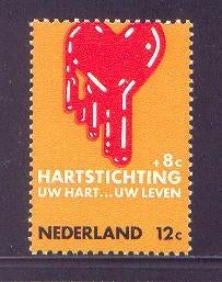 Nederland 1970 975 Hartstichting 12c, Postfris, Postzegels en Munten, Postzegels | Nederland, Ophalen of Verzenden, Na 1940, Postfris