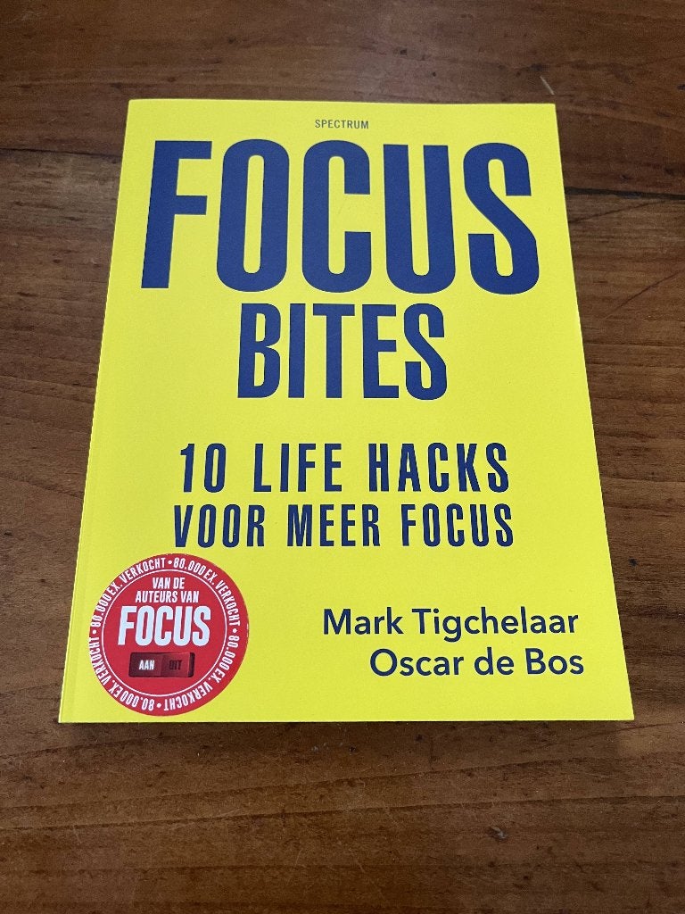 Focus Bites – Mark Tigchelaar & Oscar de Bos, Ophalen of Verzenden, Gelezen, Mark Tigchelaar