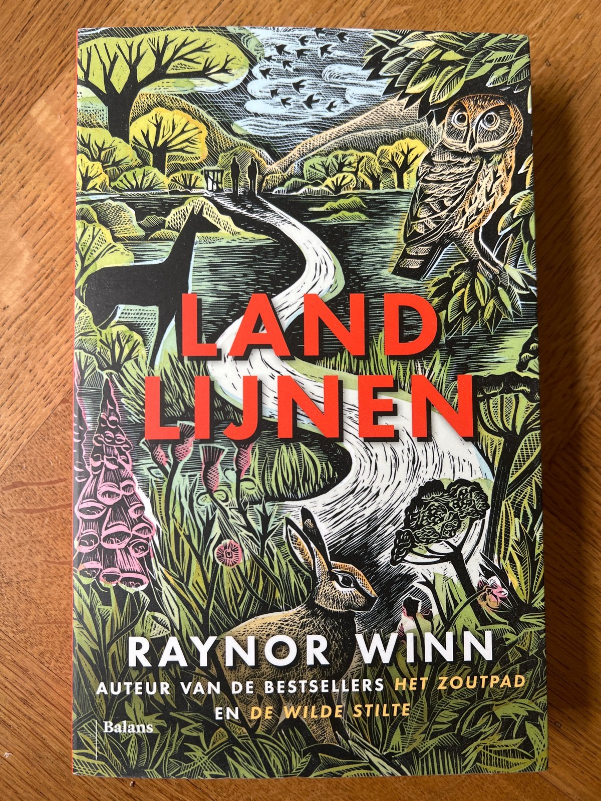 Landlijnen - Raynor Winn, Ophalen of Verzenden, Zo goed als nieuw, Nederland