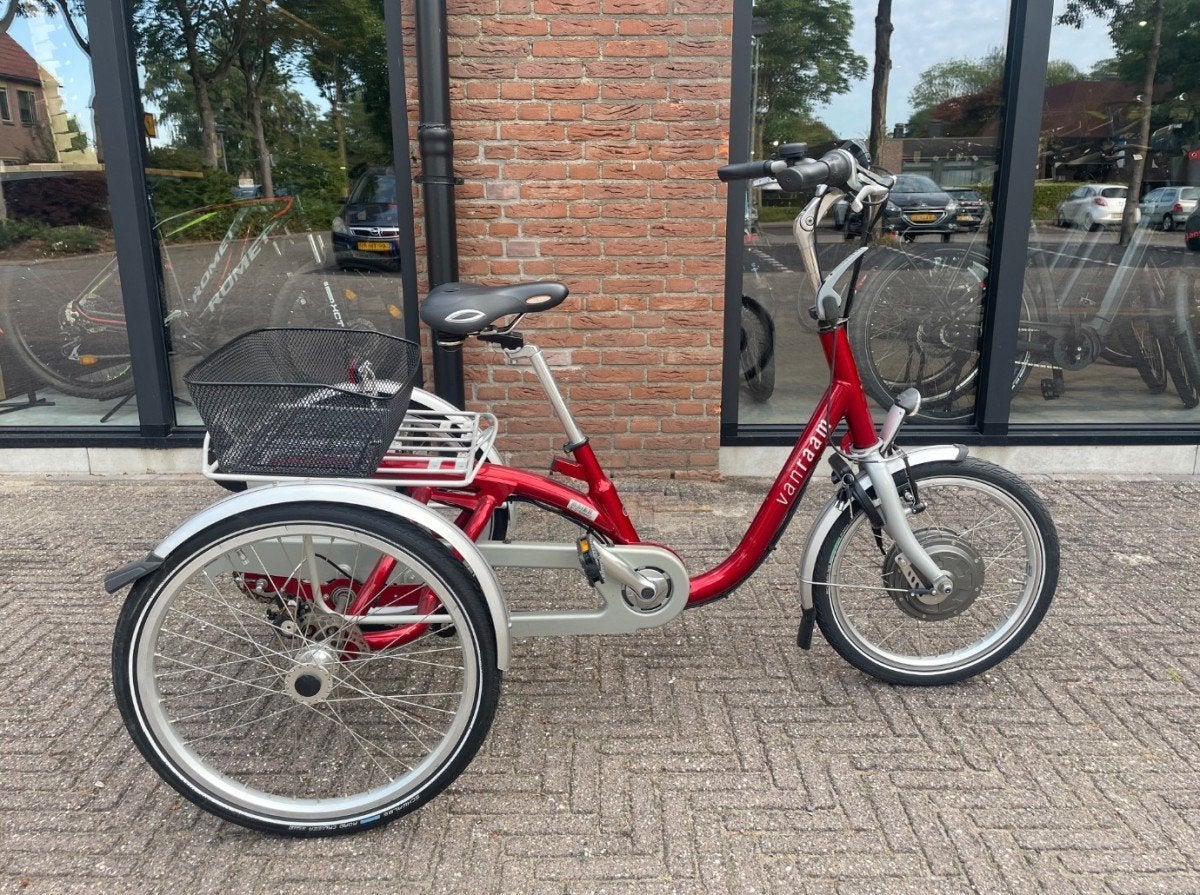 Van Raam Midi - 400wh wijnrood M, Fietsen en Brommers, Ophalen, Gebruikt, -, -