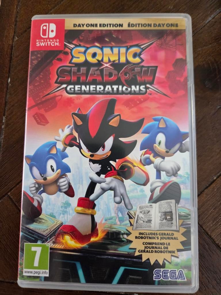 Sonic X Shadow Generations Nintendo Switch, Avontuur en Actie, 1 speler, Ophalen of Verzenden, Zo goed als nieuw