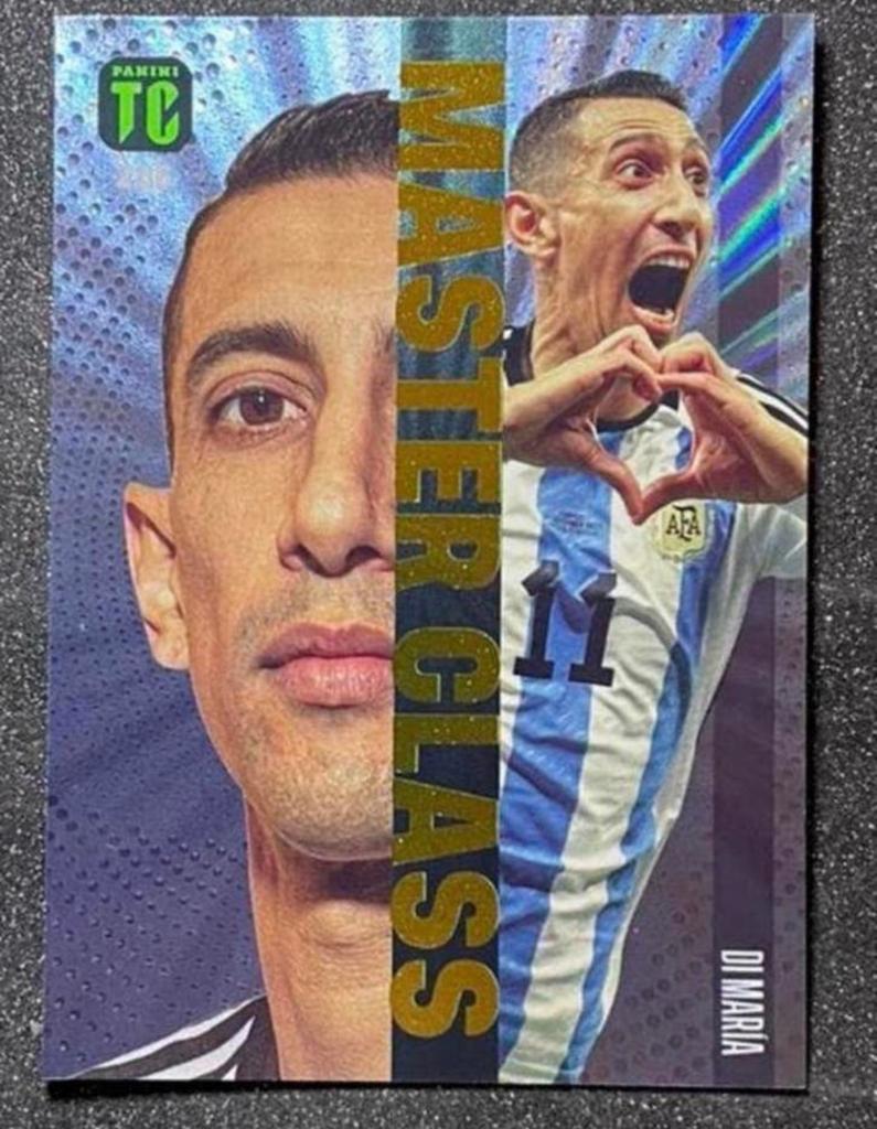 Panini Top Class 2023   MASTER CLASS   DI MARIA   ARGENTINA, Verzenden, Zo goed als nieuw, Plaatje