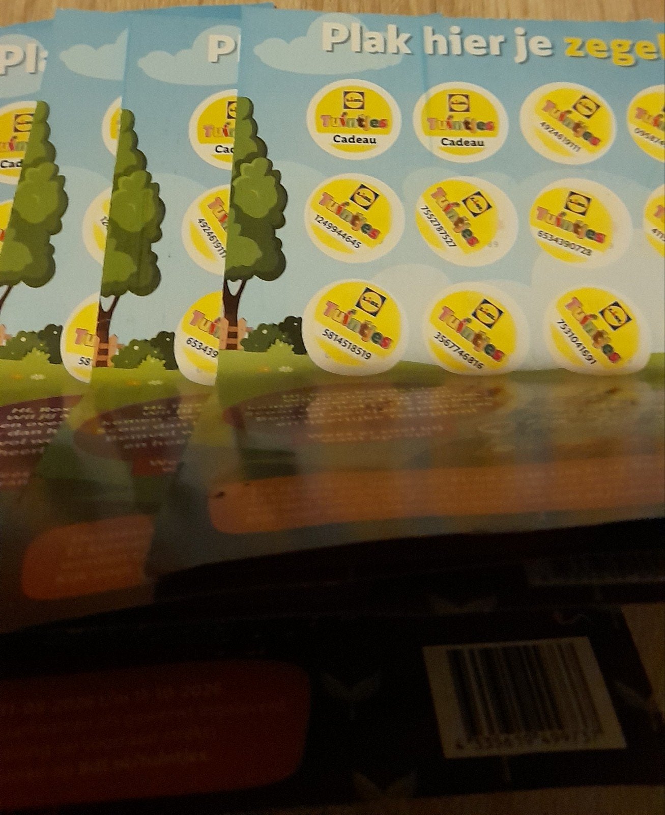 Lidl Tuintjes spaarzegels 2 volle kaarten, Lidl, Ophalen