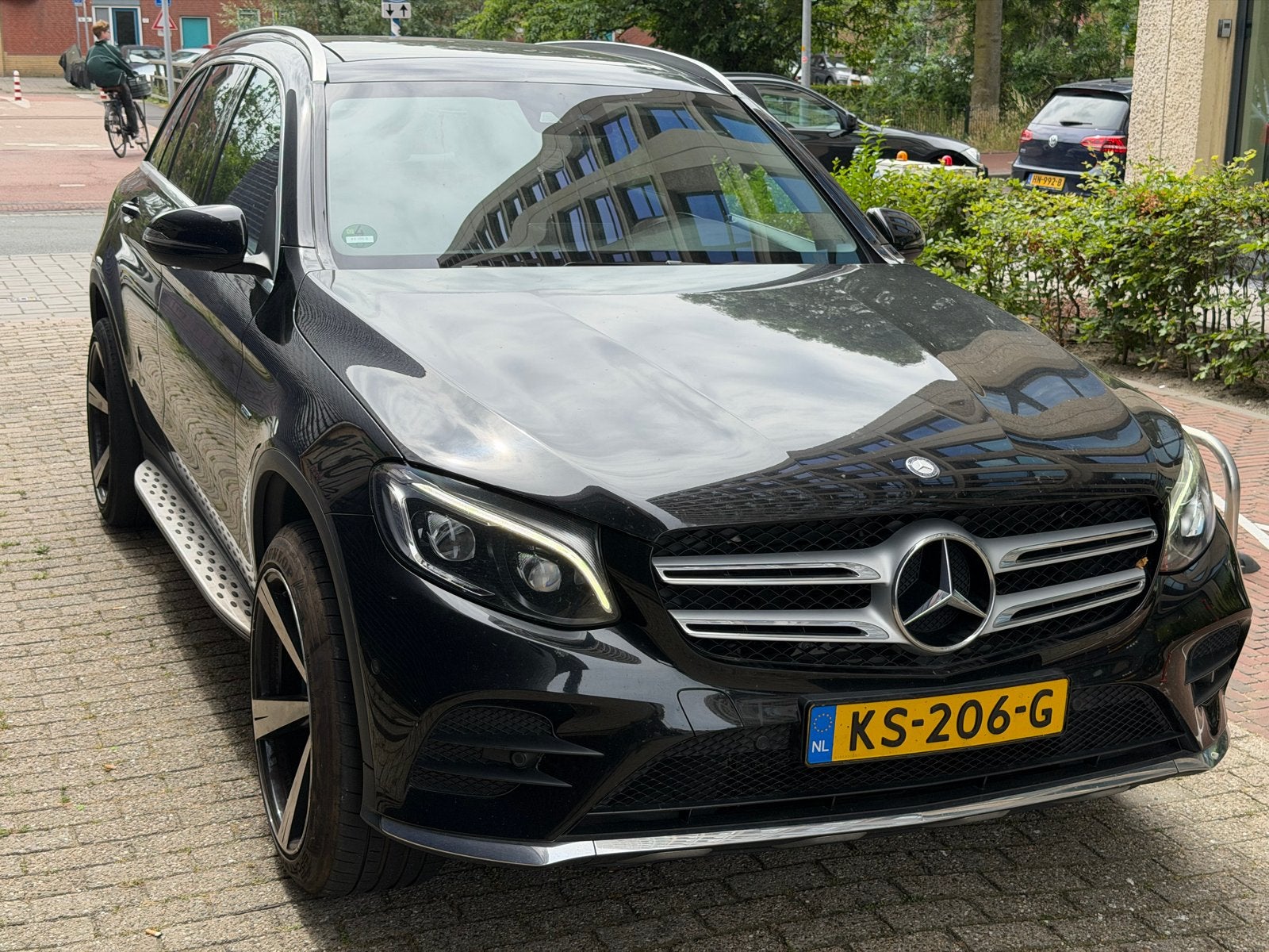 Mercedes-Benz GLC 350 e Plug-in Hybrid 327pk 4MATIC, Auto diversen, Schadeauto's, Zwart, Mercedes-Benz, Hybride Elektrisch/Benzine