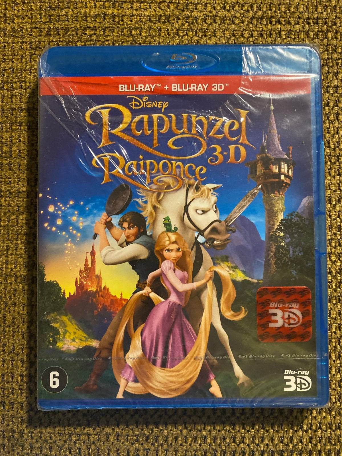 Disney Rapunzel 3D Blu-ray + Blu-ray - Nieuw in verpakking, Inclusief extra's, Nederlands, Film, Kinderen en Jeugd