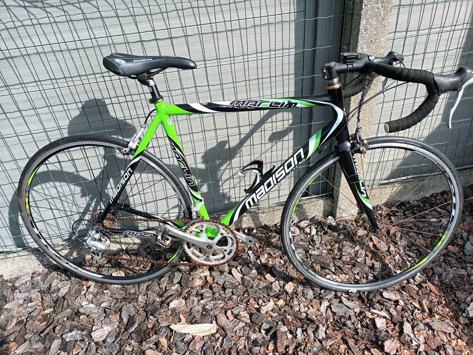 koersfiets Madison, Fietsen en Brommers, 28 inch, Staal, Velgrem, Zo goed als nieuw