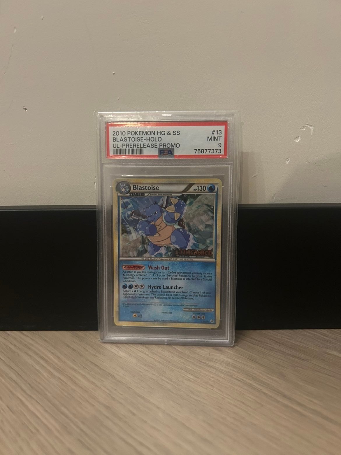 Blastoise prerelease promo Psa 9, Ophalen of Verzenden, Zo goed als nieuw