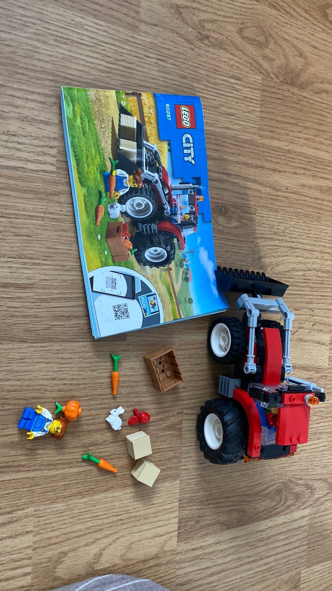 Lego city tractor 60287, Ophalen of Verzenden, Zo goed als nieuw