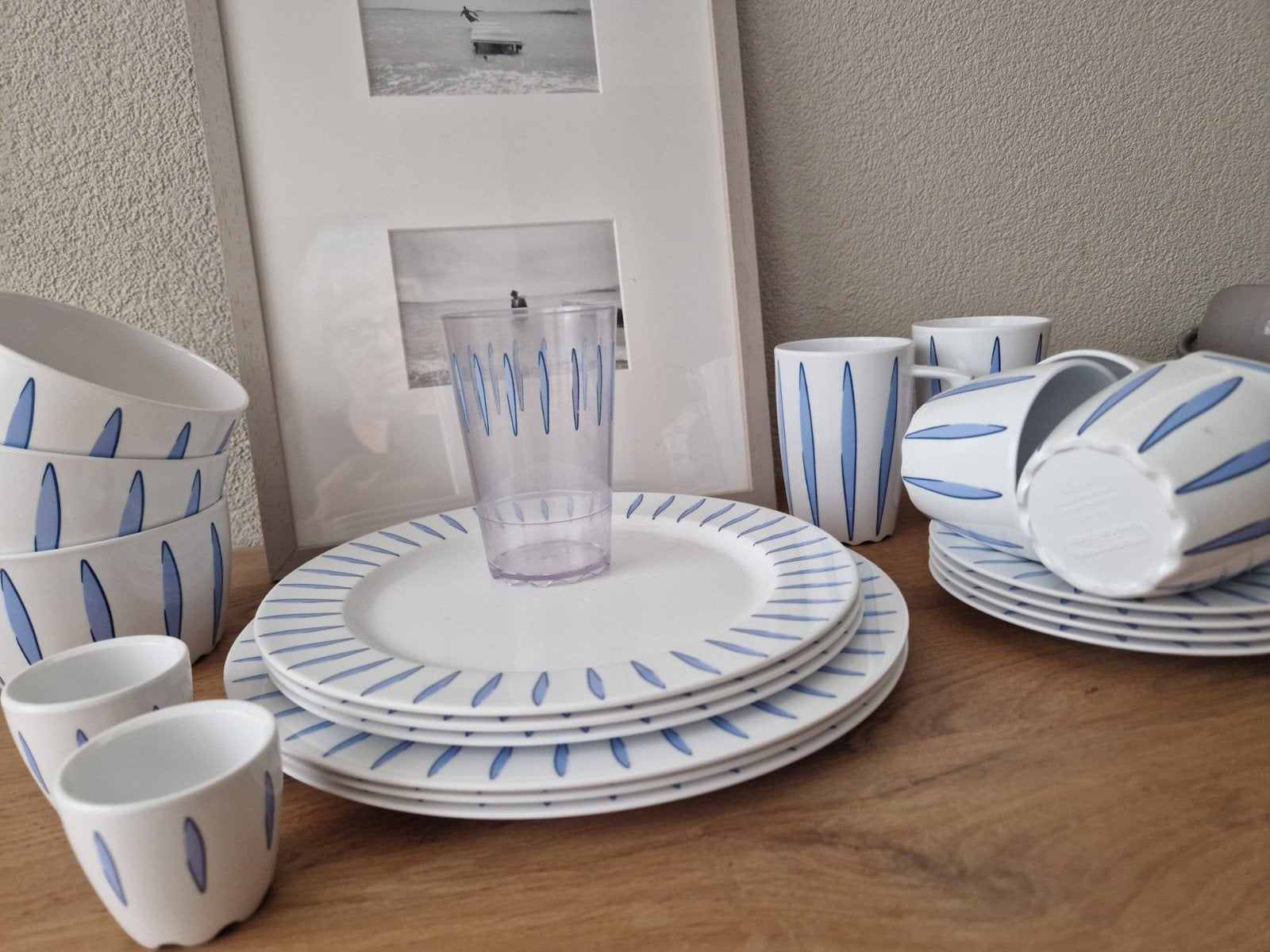 mepal servies lavendel 2/3 pers, Caravans en Kamperen, Ophalen of Verzenden