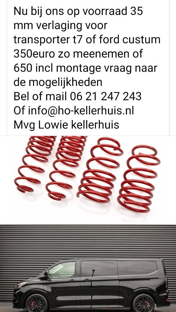 verlagingset, Auto-onderdelen, Ophanging en Onderstel, Ford, Volkswagen, Nieuw, Ophalen of Verzenden