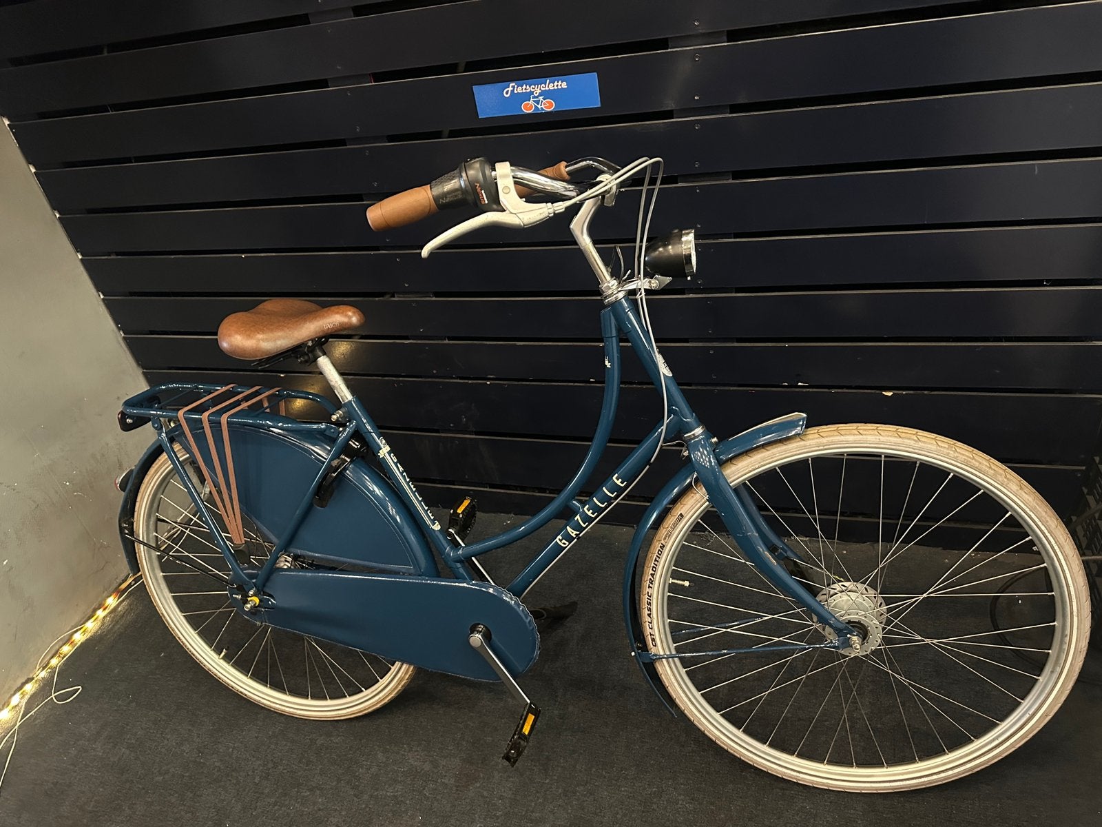 Net Gazelle classic n7 terugtrap + handrem 51cm omafiets, Ophalen, Terugtraprem, Versnellingen, Zo goed als nieuw