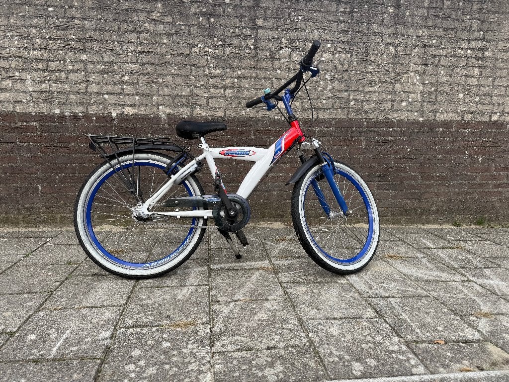 Batavus Snake Jongensfiets 22 inch, Ophalen, 22 inch, Gebruikt, Velgrem