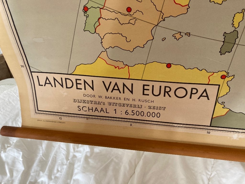 Landkaarten, Ophalen, Gelezen, 1800 tot 2000, Landkaart
