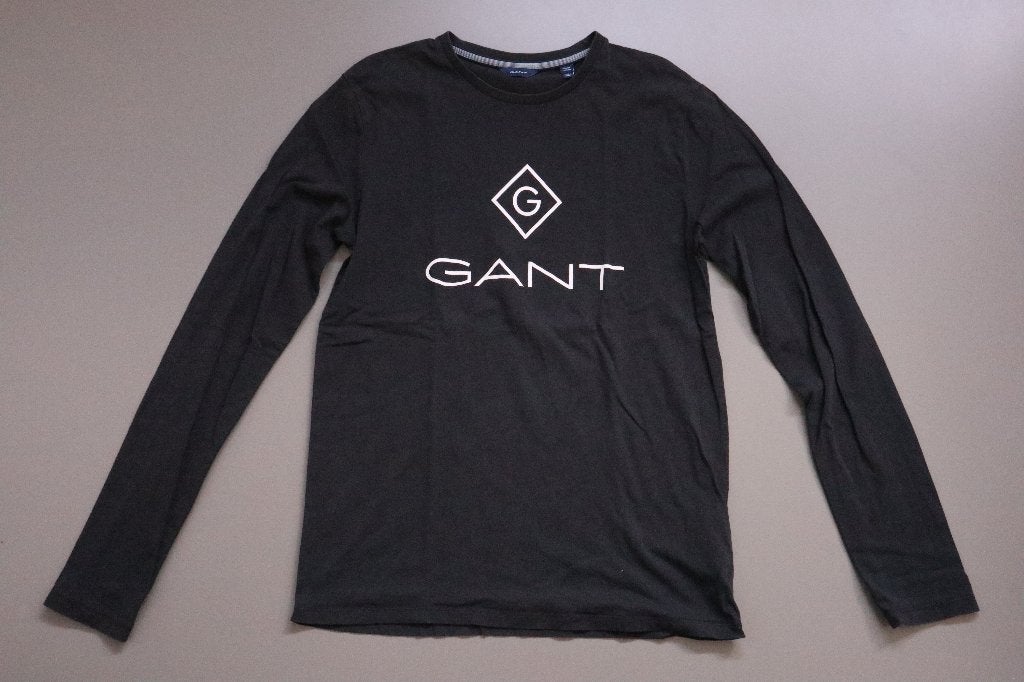 maat 176 shirt lange mouw zwart GANT zgan, Ophalen of Verzenden, Zo goed als nieuw, Shirt of Longsleeve, GANT