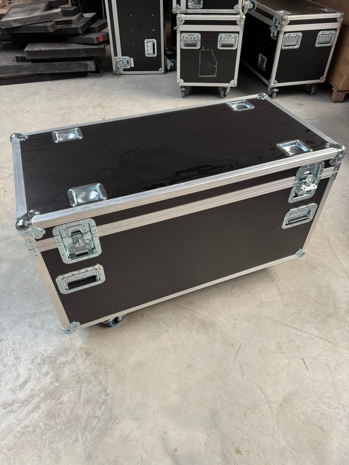 Flightcase kabelkist technocase 60-100-120cm, Ophalen of Verzenden, Zo goed als nieuw, Overige instrumenten, Flightcase
