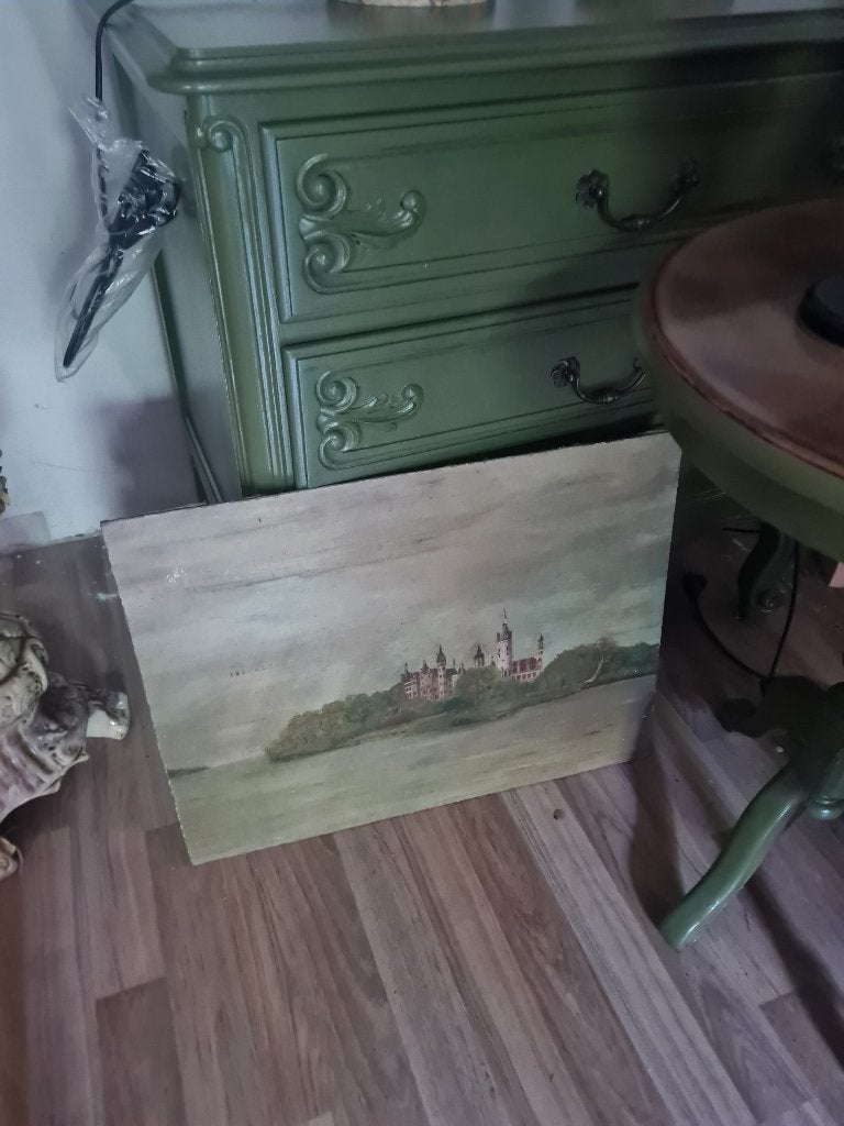 Olieverf schilderij op paneel oudje, Antiek en Kunst, Kunst | Schilderijen | Klassiek, Ophalen of Verzenden