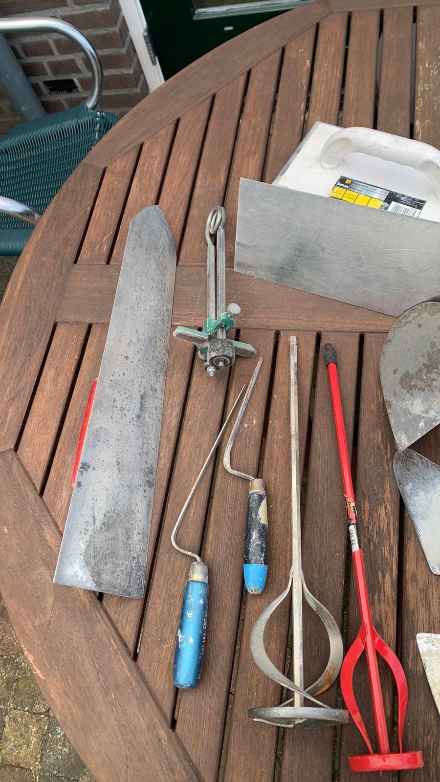 Stucadoors en metselgereedschap, Ophalen of Verzenden, Gebruikt, Overige typen