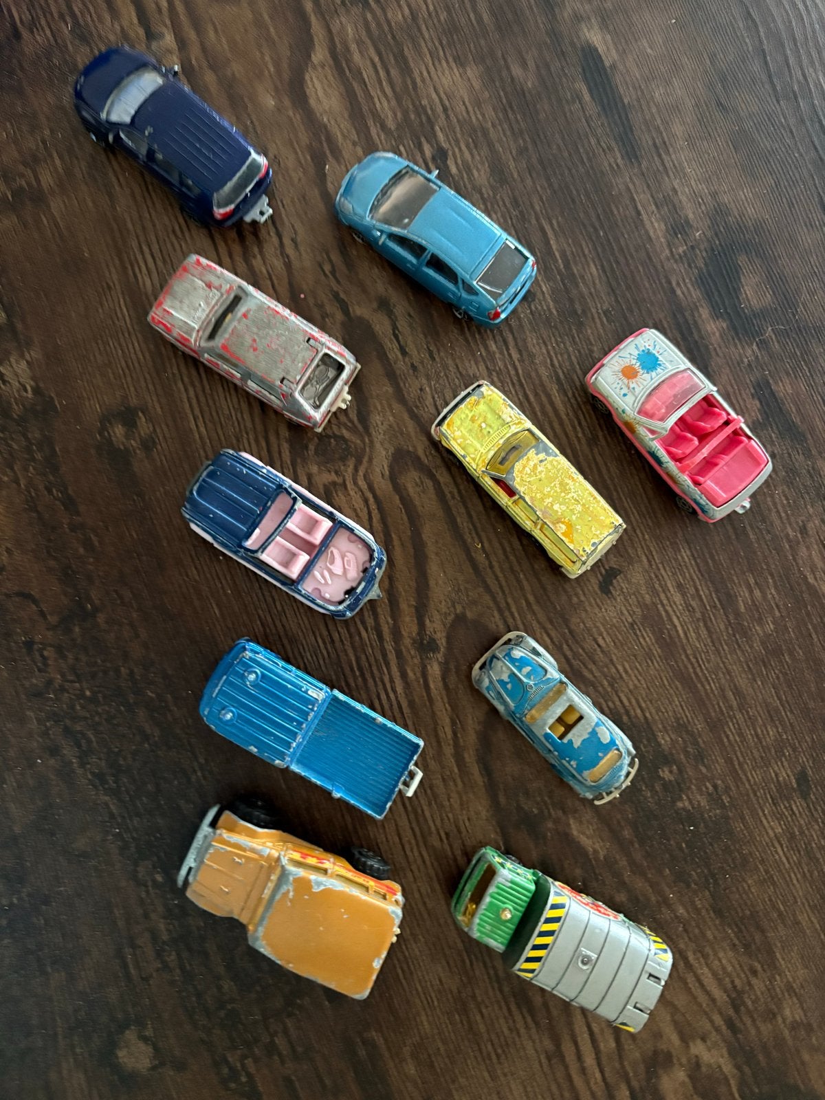 Majorette verzamel/model/schaal auto's (oud, ijzeren), Ophalen of Verzenden, Gebruikt