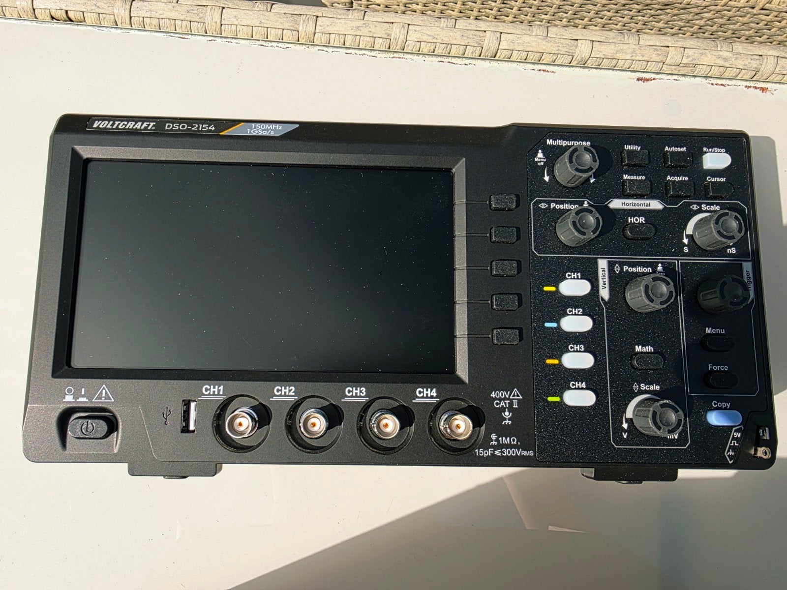 Voltcraft DSO-2154 Digitale Oscilloscoop - Zo goed als nieuw, Ophalen, Zo goed als nieuw, Elektriciteit