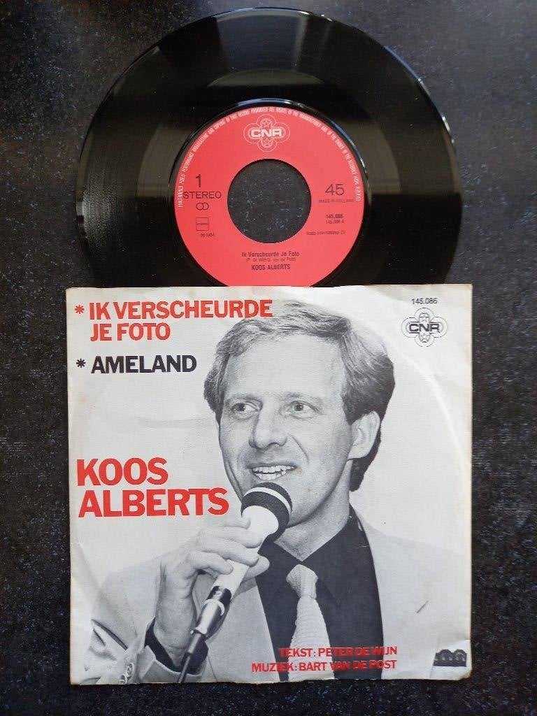 Koos Alberts - Ik verscheurde je foto 1984, Cd's en Dvd's, Gebruikt, 7 inch, Ophalen of Verzenden, Beschermende buitenhoes