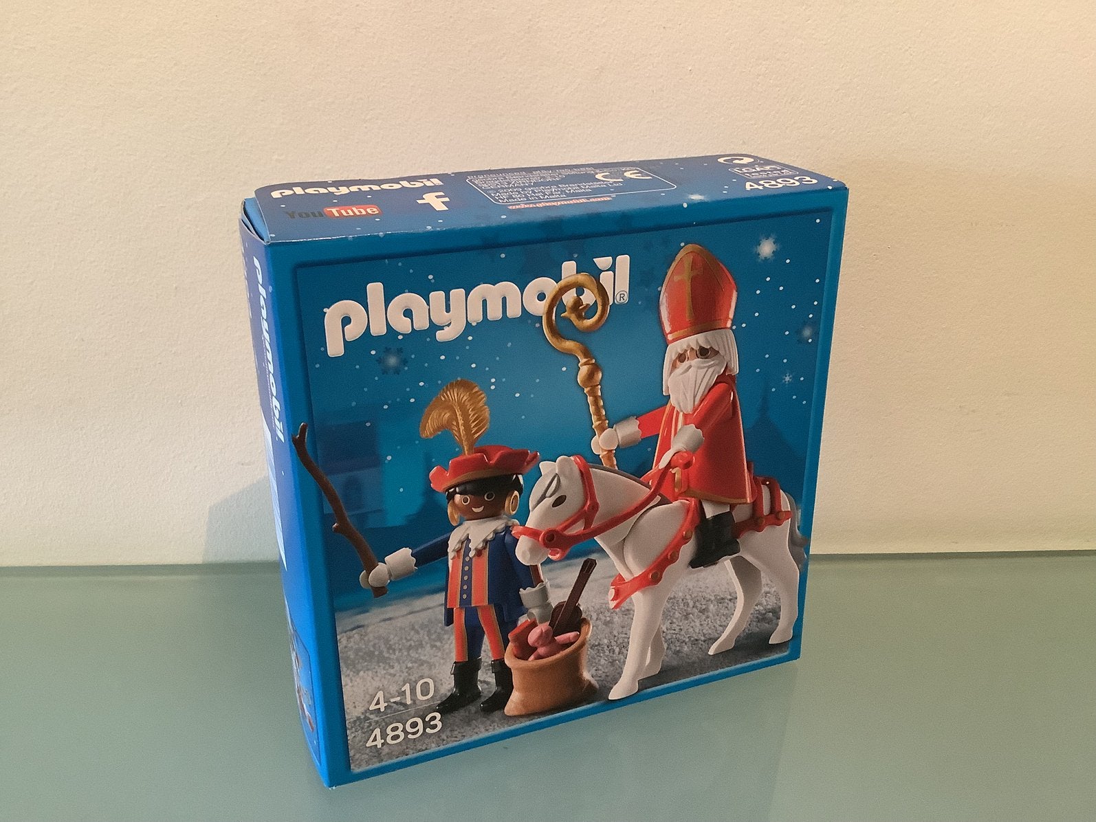 Playmobil - Sinterklaas en Piet 4893 NIEUW, Complete set, Nieuw, Ophalen of Verzenden, Figuren