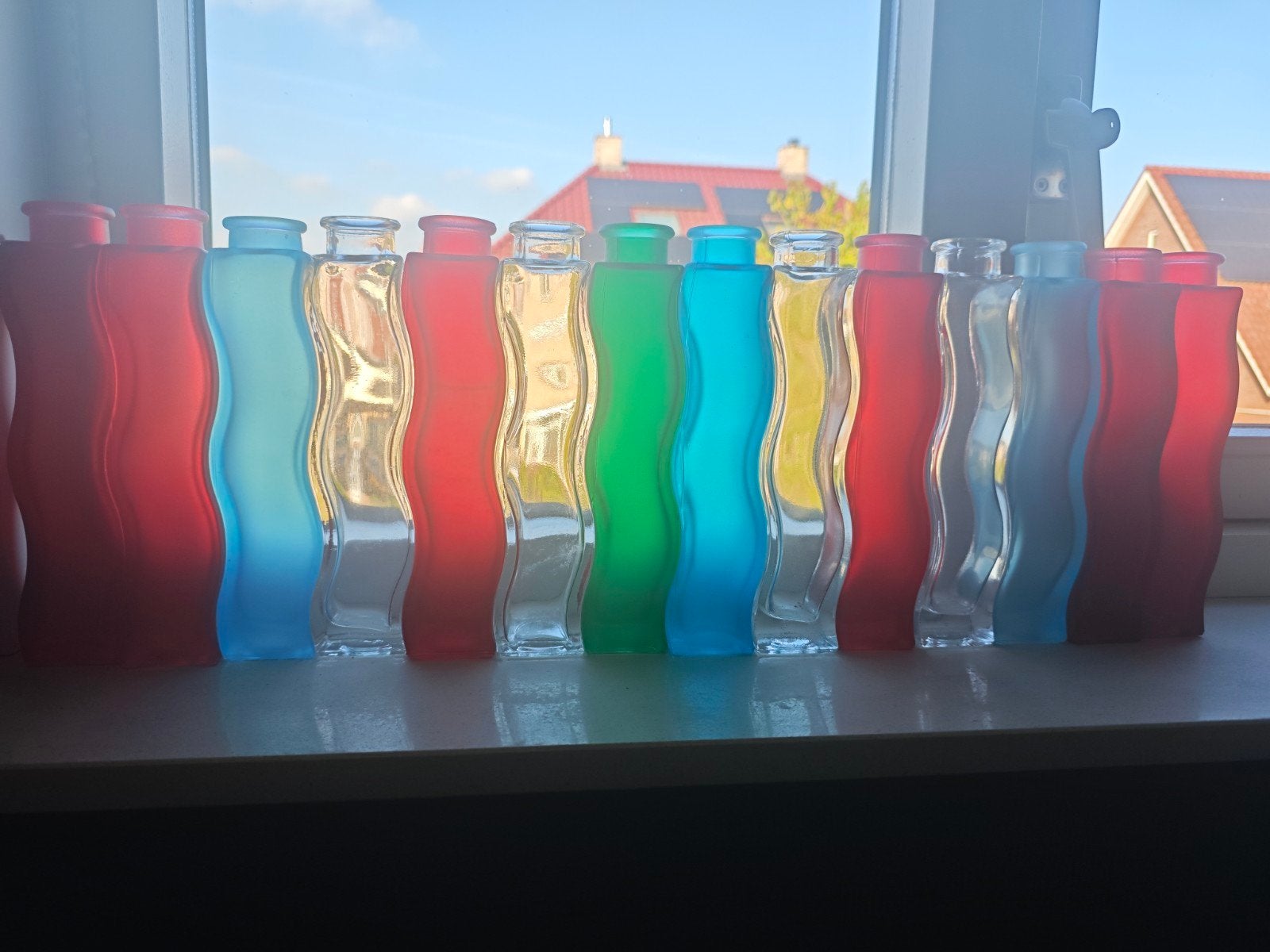 Set van 14 Ikea skämt vaasjes per stuk is mogelijk, Ophalen of Verzenden