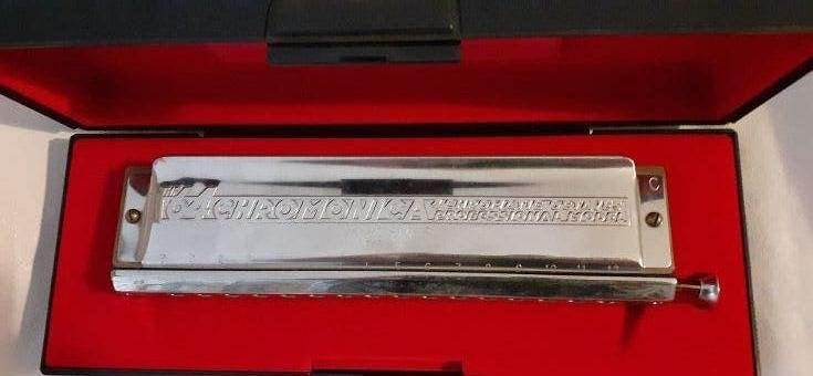  een Hohner Chromonica 280c chromatische mondharmonica., Ophalen of Verzenden, Zo goed als nieuw, C-mondharmonica