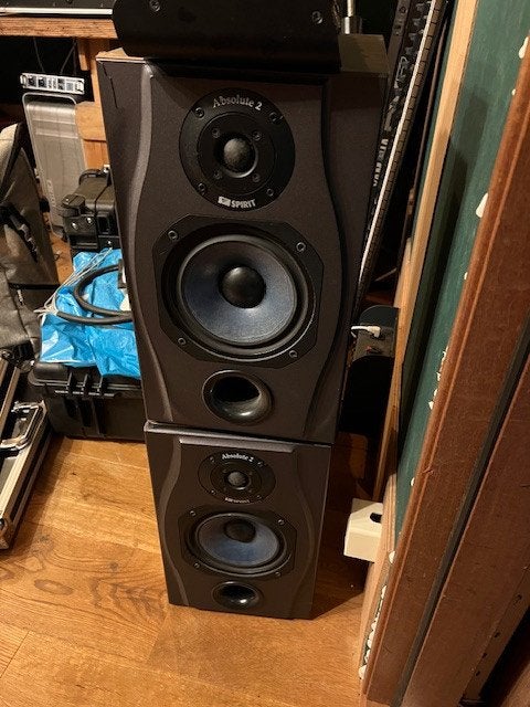 Stereoset Spirit Absolute2  studio monitors / geluidsboxen, Audio, Tv en Foto, Luidsprekers, Studiomonitor, Gebruikt, 60 tot 120 watt