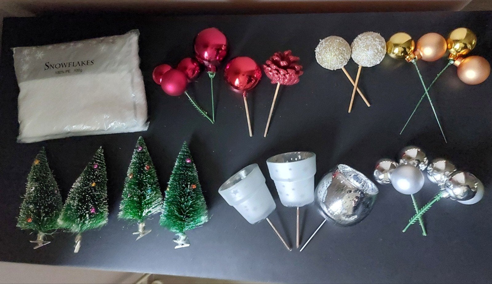 Kerstdecoratie set, Ophalen, Gebruikt