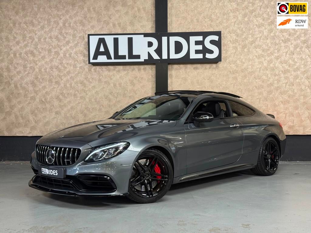 Mercedes-Benz C-klasse Coupé AMG 63 S | 510 PK | memory sea, Automaat, Achterwielaandrijving, Gebruikt, 4 stoelen