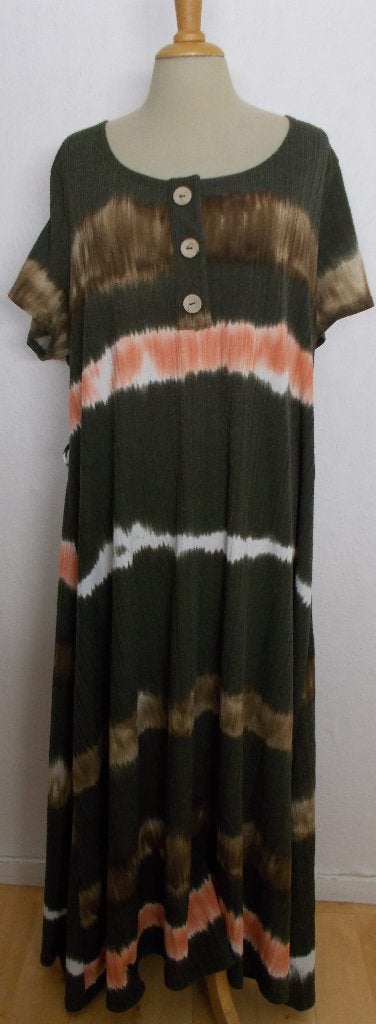 Mooie maxi print jurk van Paprika! XL, Bruin, Verzenden, Maat 46/48 (XL) of groter, Zo goed als nieuw
