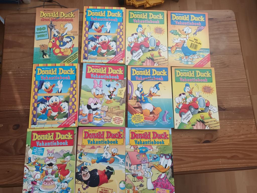 Donald Duck Vakantieboeken - Grote Collectie, Ophalen of Verzenden