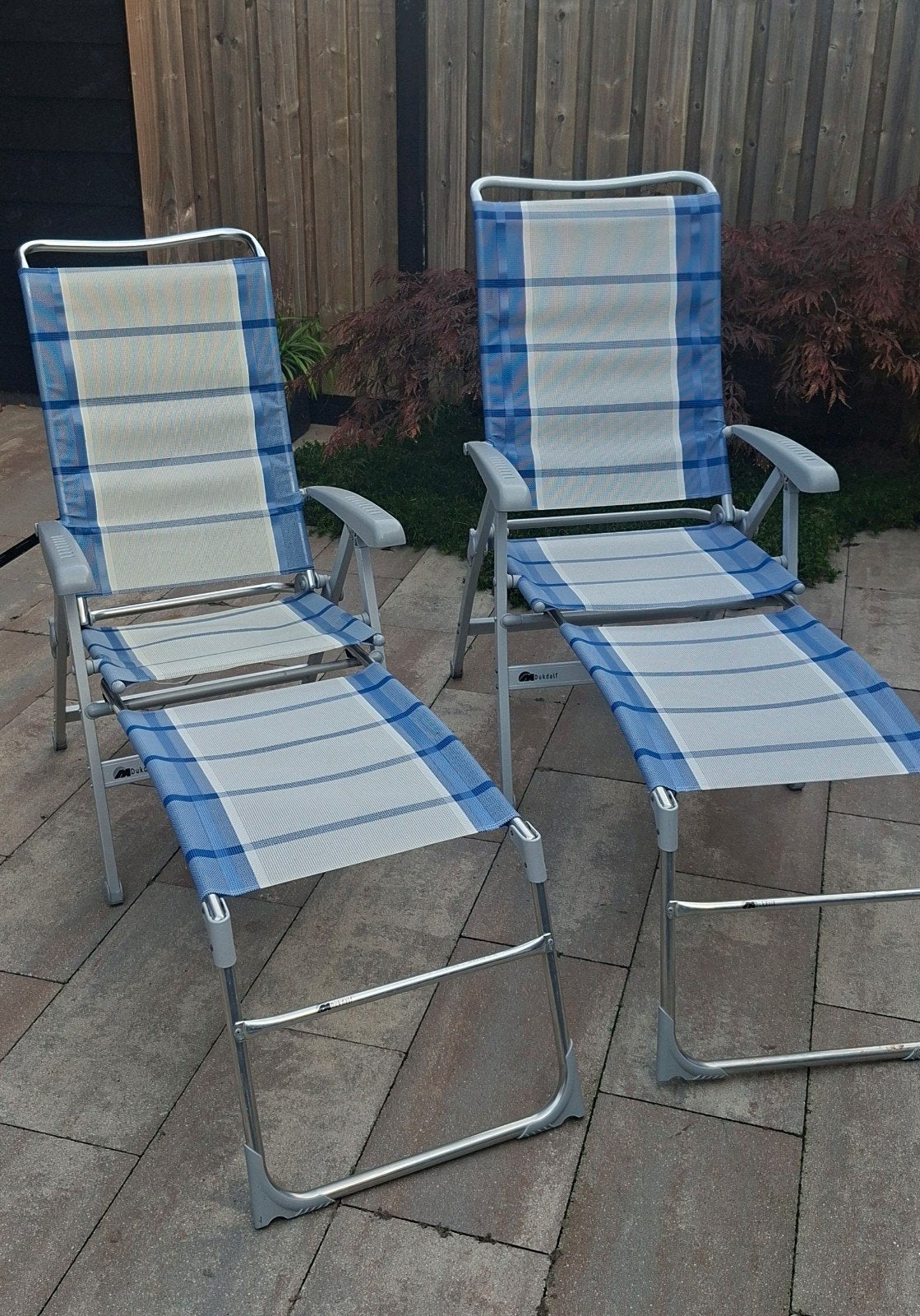 Dukdalf stoelen in Elburg, Ophalen, Gebruikt, Campingstoel