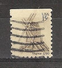USA, Molens, nr. 5, 1980., Ophalen of Verzenden, Gestempeld, Noord-Amerika