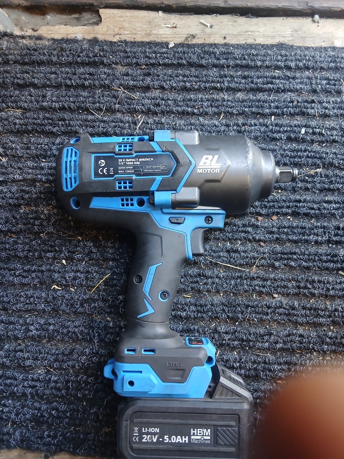 20V Accu Slagmoersleutel (zonder oplader) max torque 1000NM, Ophalen of Verzenden, Fhbv, HBM machines, Overige typen