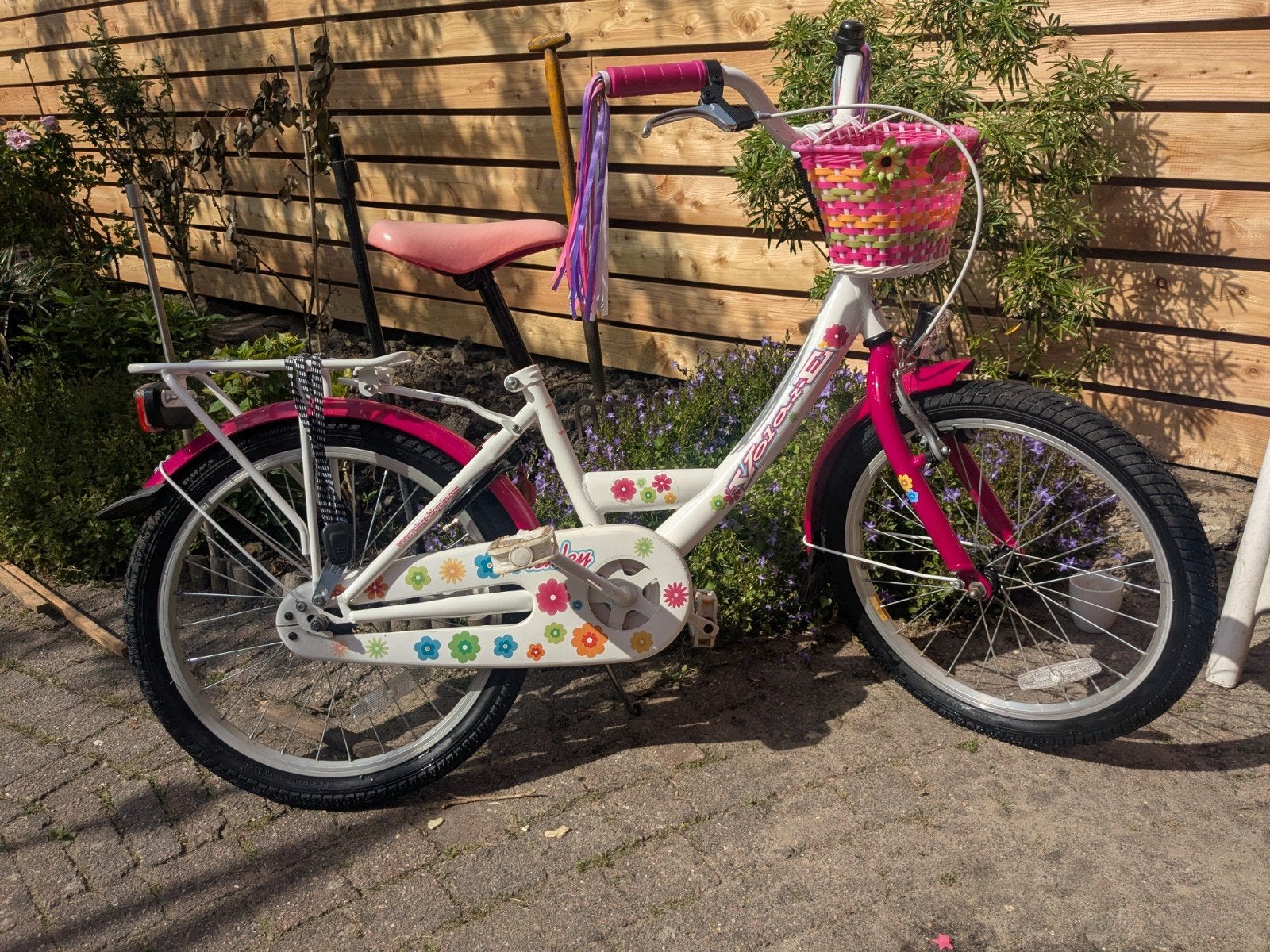 Meisjes fiets voltare Ashley 20 inch, Fietsen en Brommers, Fietsen | Kinderfietsjes, Gebruikt, Ophalen of Verzenden, Ashley, Terugtraprem