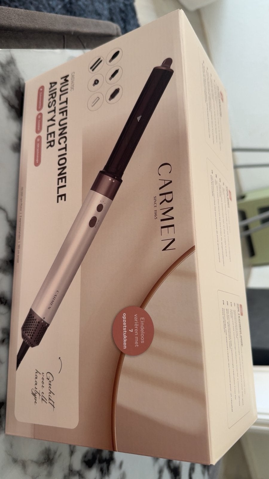Carmen CAS1470C - Airstyler - Multistyler, Ophalen of Verzenden, Nieuw, Overige typen