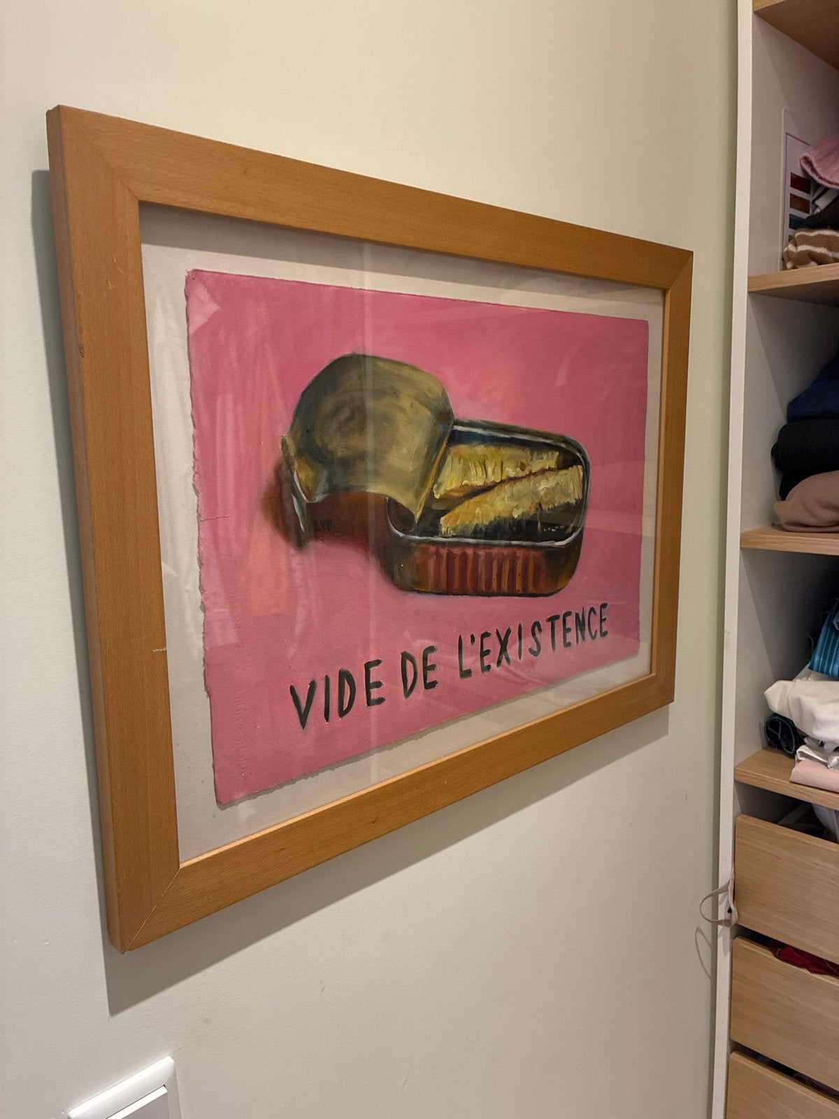 Uniek Kunstwerk: 'Vide de l'Existence' - Sardines, Ophalen of Verzenden