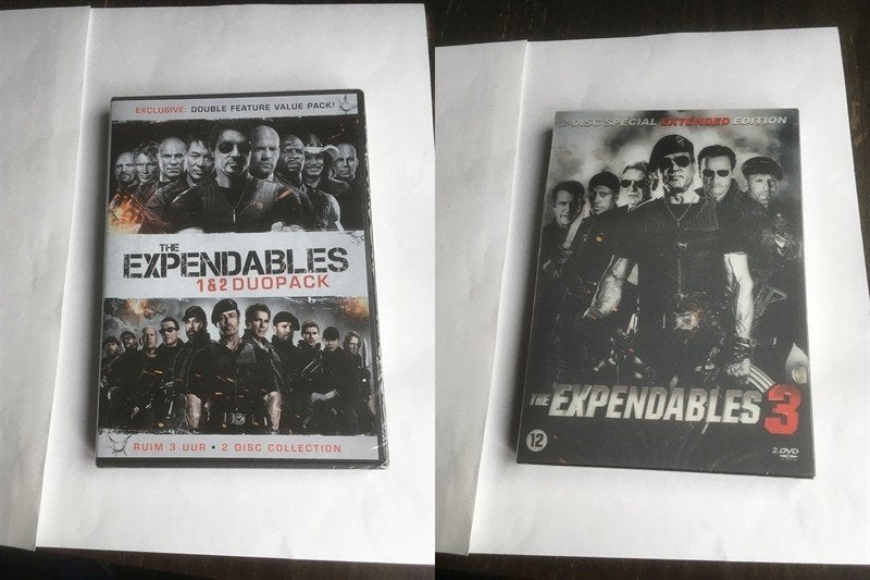 the expendables 1 2 3 dvd stallone statham NIEUW, Alle leeftijden, Nederlands, Actie, Ophalen of Verzenden