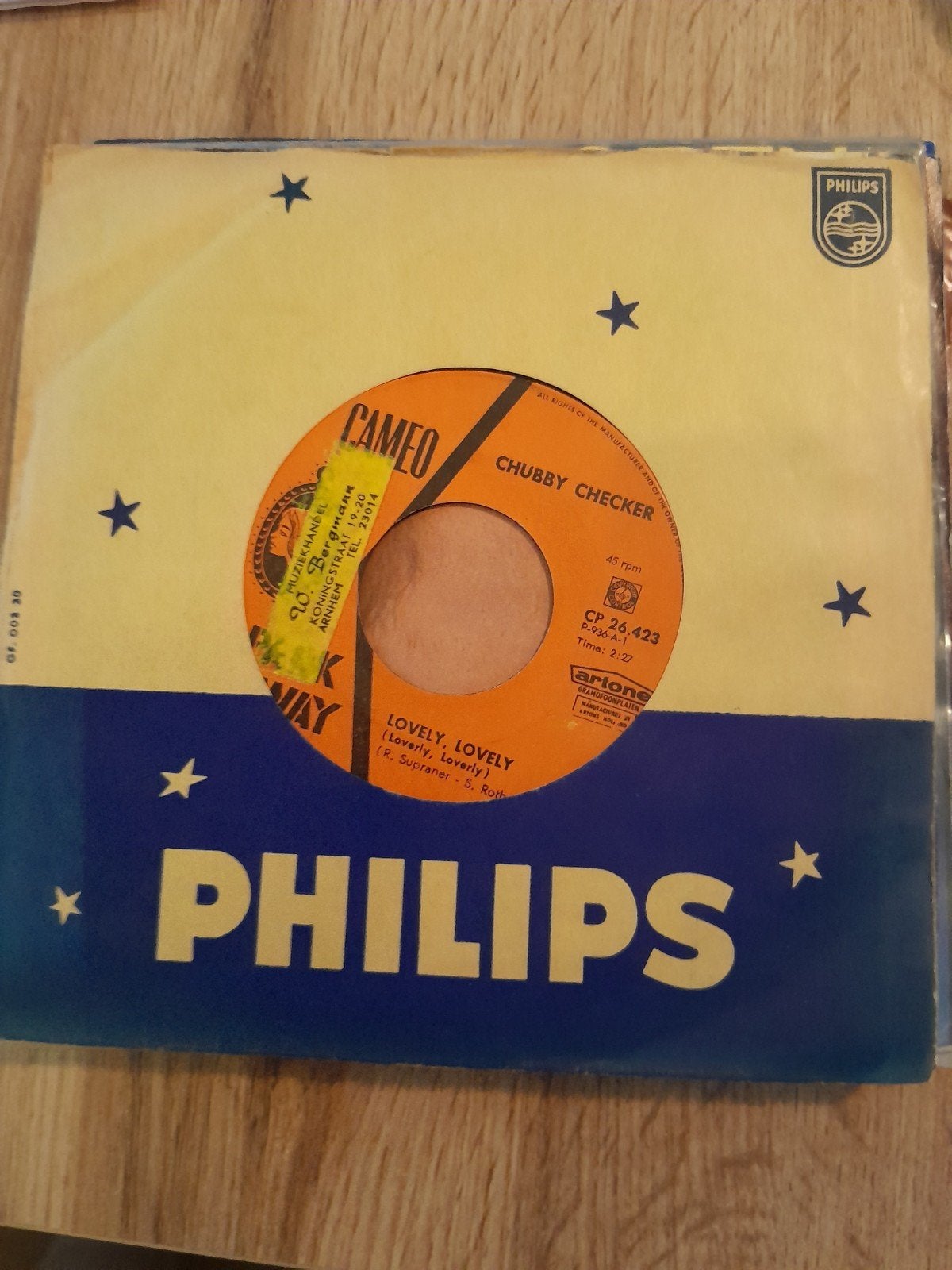 Chubby checker 7inch lovely lovely, Ophalen of Verzenden, Zo goed als nieuw, Pop