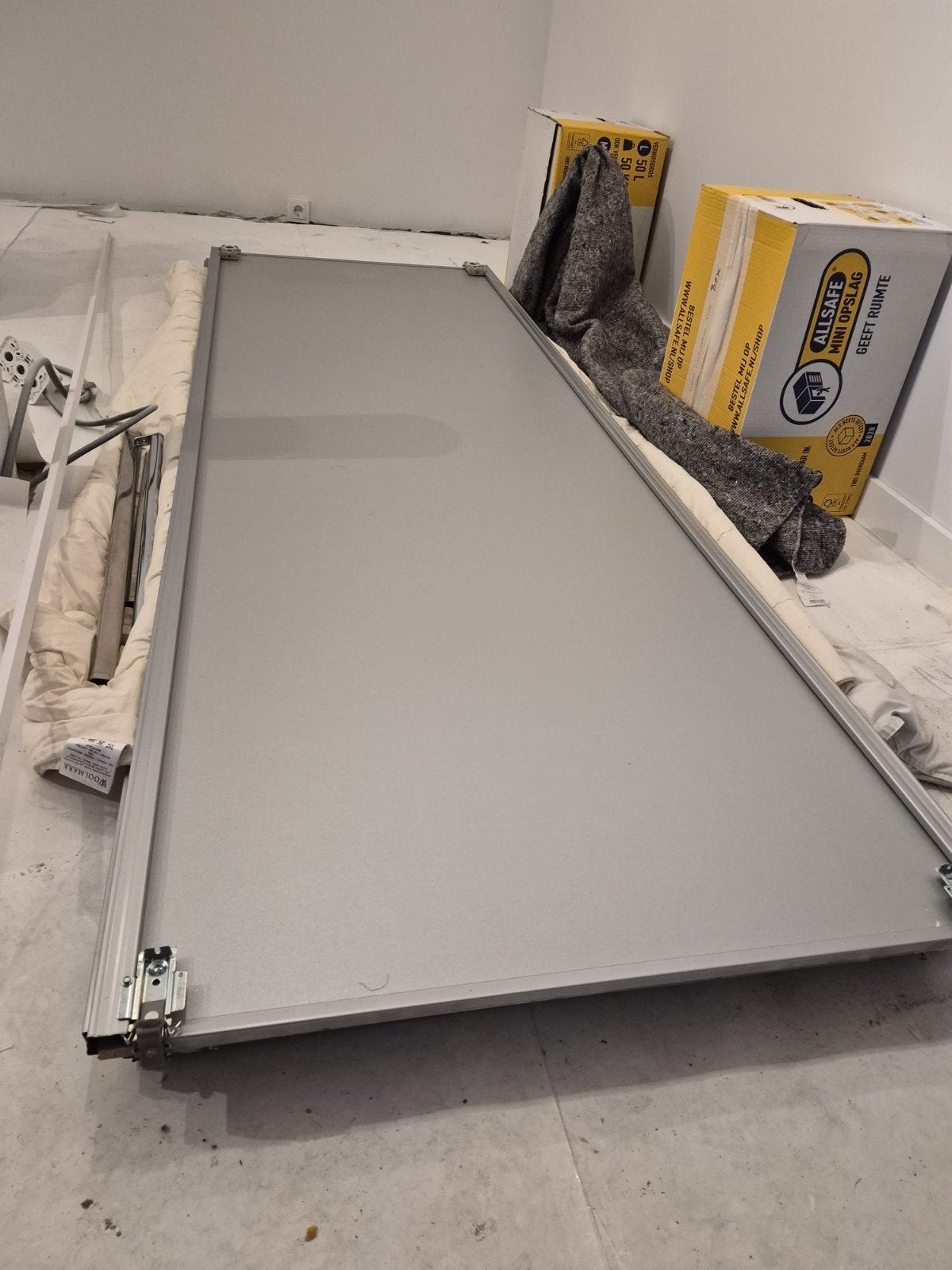 Stevige schuifdeur 245x82 cm, Gebruikt, 80 tot 100 cm, 215 cm of meer, Binnendeur