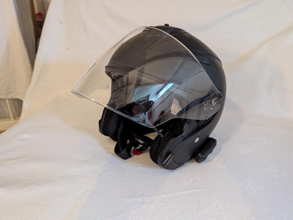 Harley-Davidson Open Face Helm met Cardo Communicatiesysteem, Motoren, Kleding | Motorhelmen, Heren, Jethelm, XXL, Overige merken
