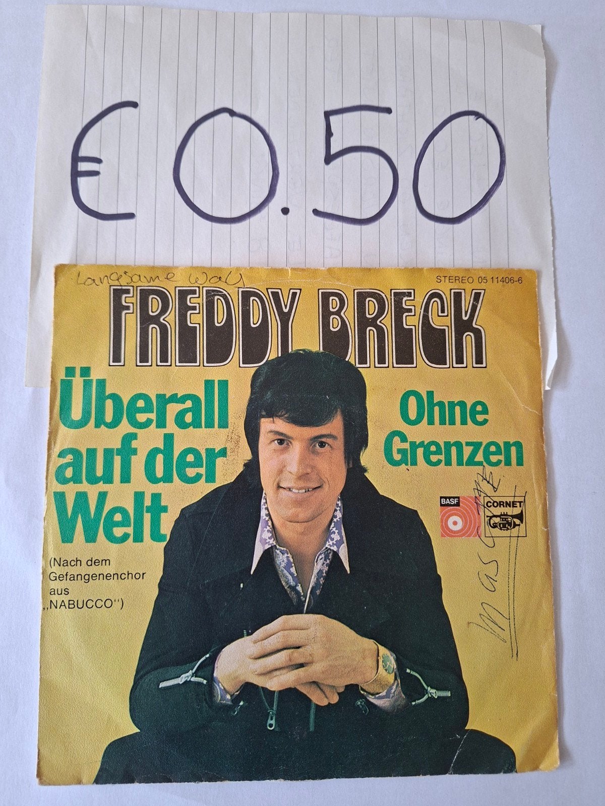 Freddy Breck, Cd's en Dvd's, Ophalen of Verzenden, Gebruikt, 7 inch, Pop