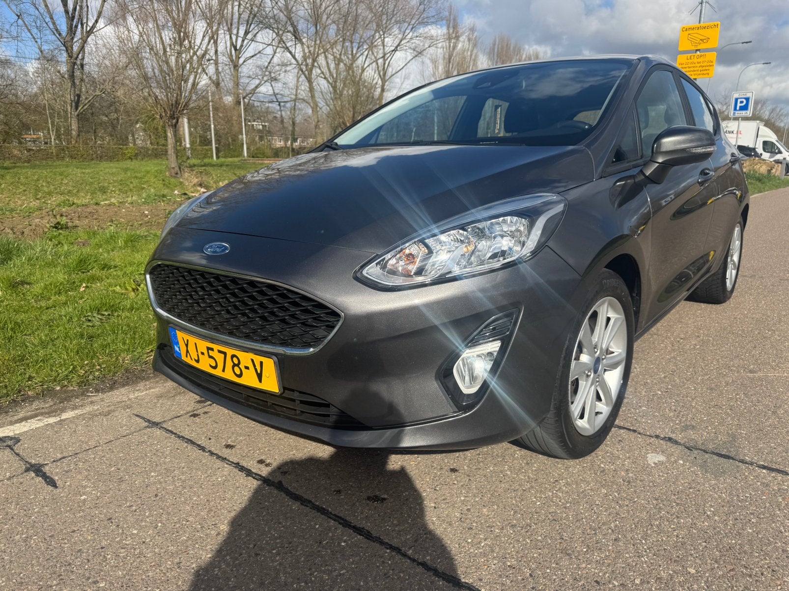 Ford Fiësta 1.1 85pk 5dr 2019 Grijs, Voorwielaandrijving, 49 €/maand, Origineel Nederlands, Handgeschakeld