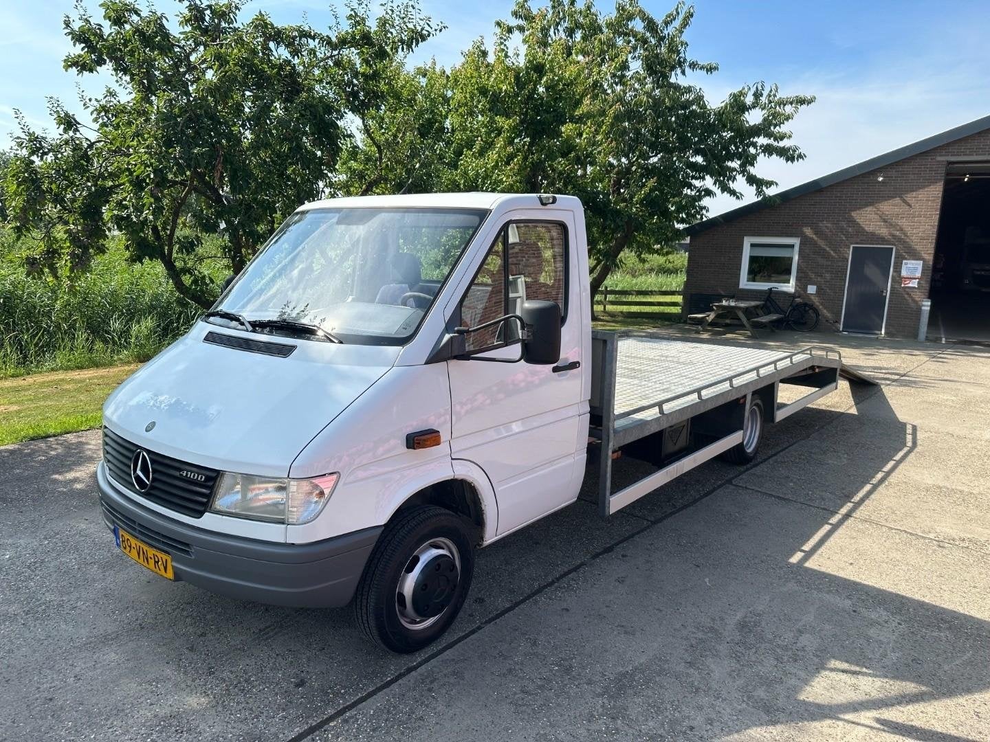 Mercedes-Benz SPRINTER 410 D / NL BUS / AUTOTRANSPORTER / SL, Gebruikt, Wit, Bedrijf, 2 stoelen