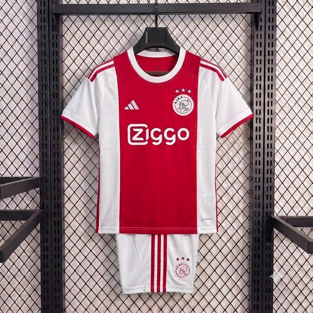 Ajax 26/27 Thuis Tenue Kids - Maat 122, Kinderen en Baby's, Kinderkleding | Maat 122, Adidas, Verzenden, Jongen of Meisje, Nieuw