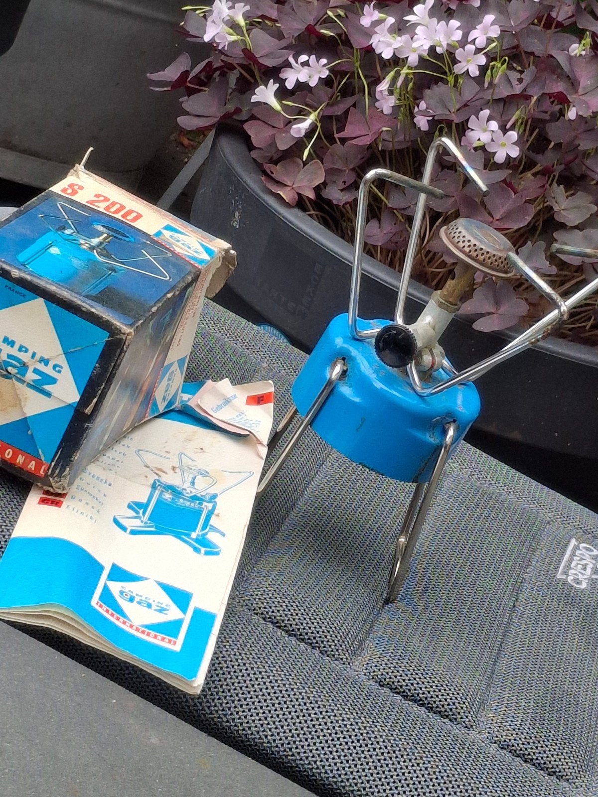 Vintage Campingaz S 200 Gasbrander - Perfect voor Avontuur, Ophalen of Verzenden, Gebruikt